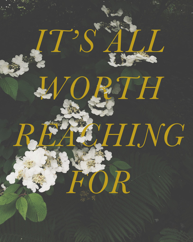 It's All Worth Reaching For