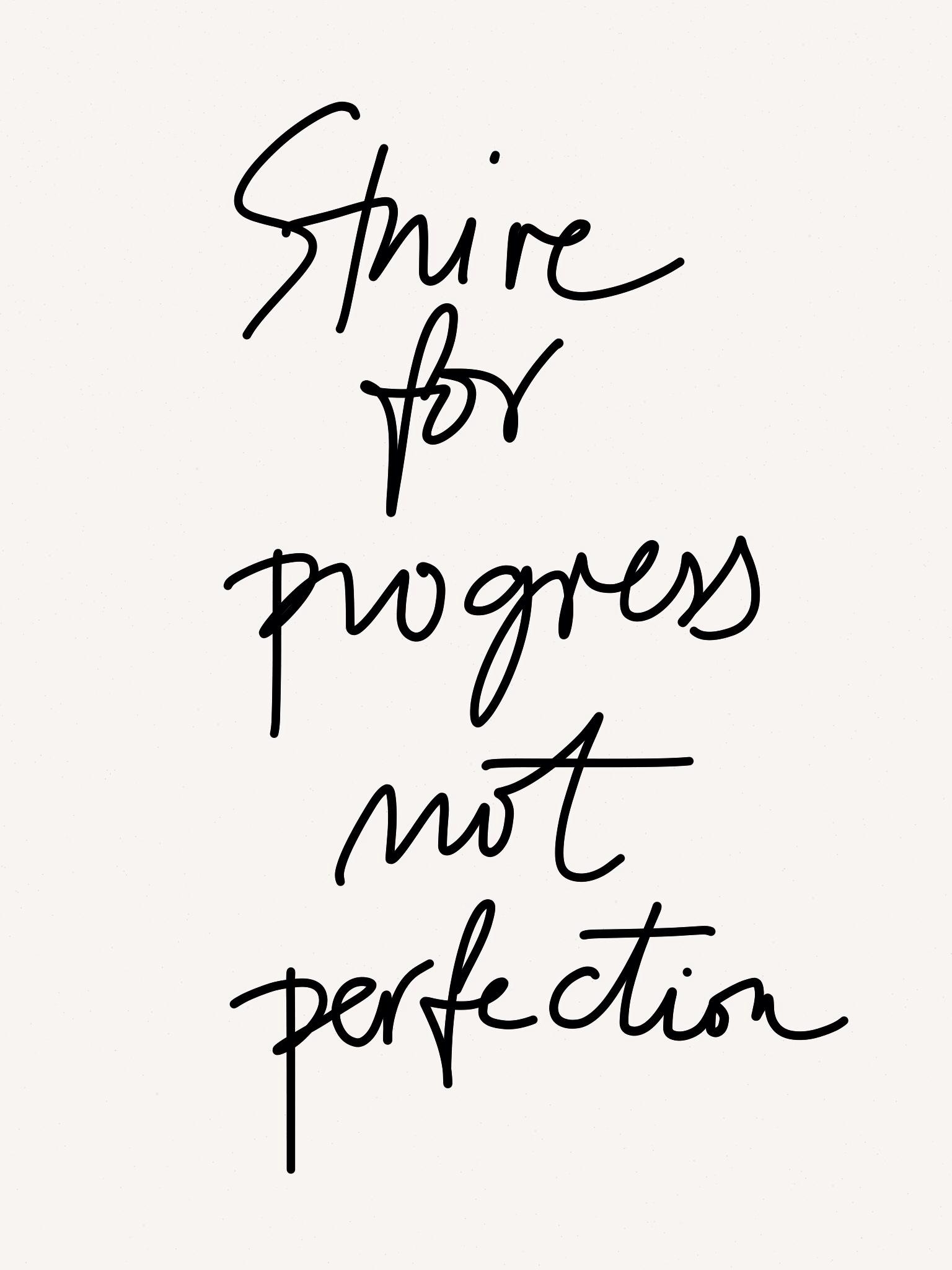 Strive for Progress
