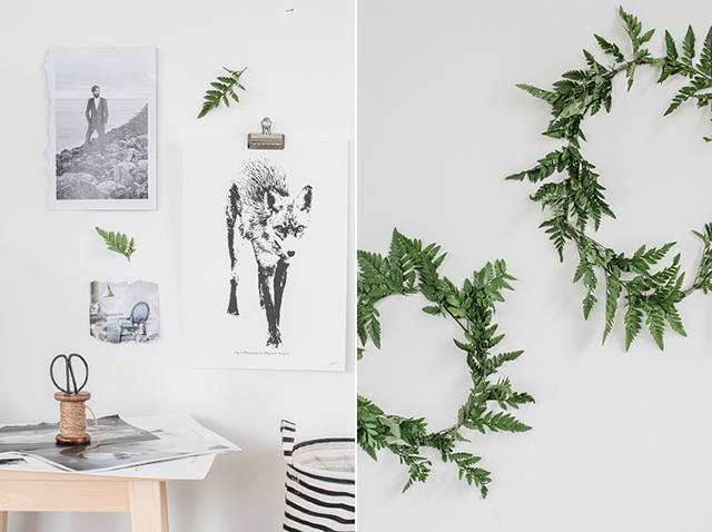 Black, white and botanicals shoot | nathalie.ie