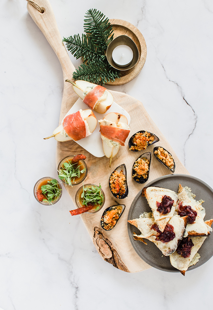 Christmas Canape Board | nathalie.ie