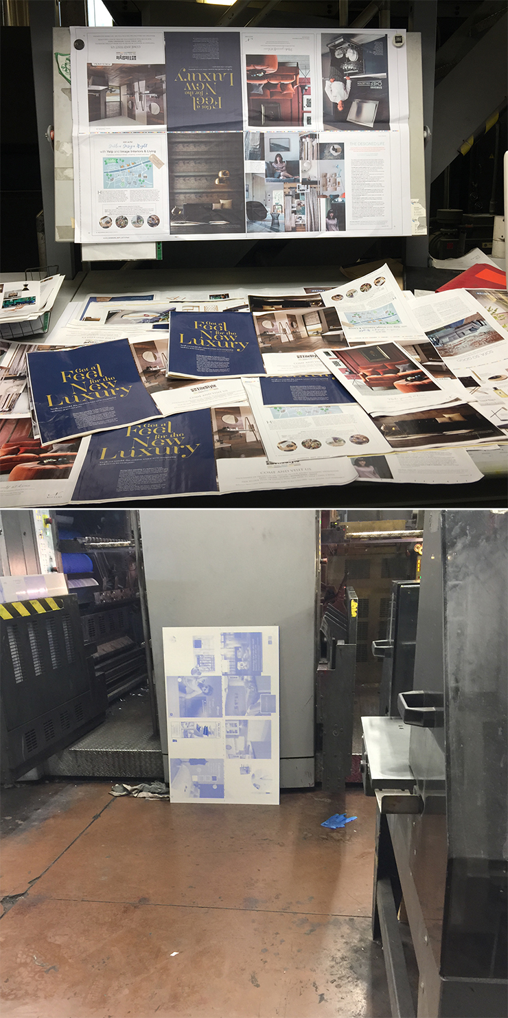 Behind the scenes on Image Interiors & Living