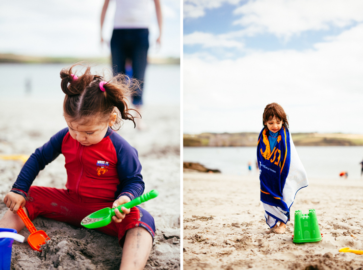 Kids on Kinsale Beach | nathalie.ie