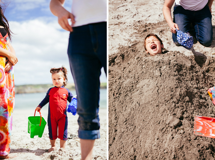 Kids on Kinsale Beach | nathalie.ie