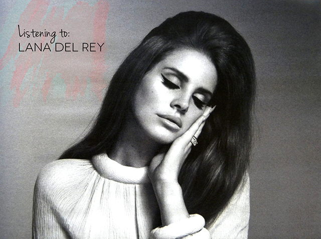Listening to Lana Del Rey | nathalie.ie