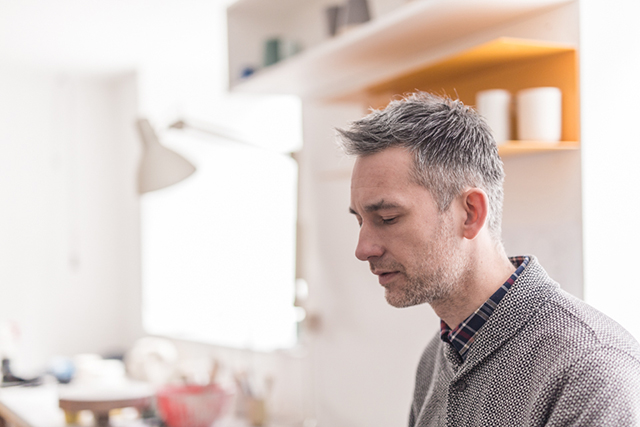 Inside the studio of irish ceramic artist Derek Wilson