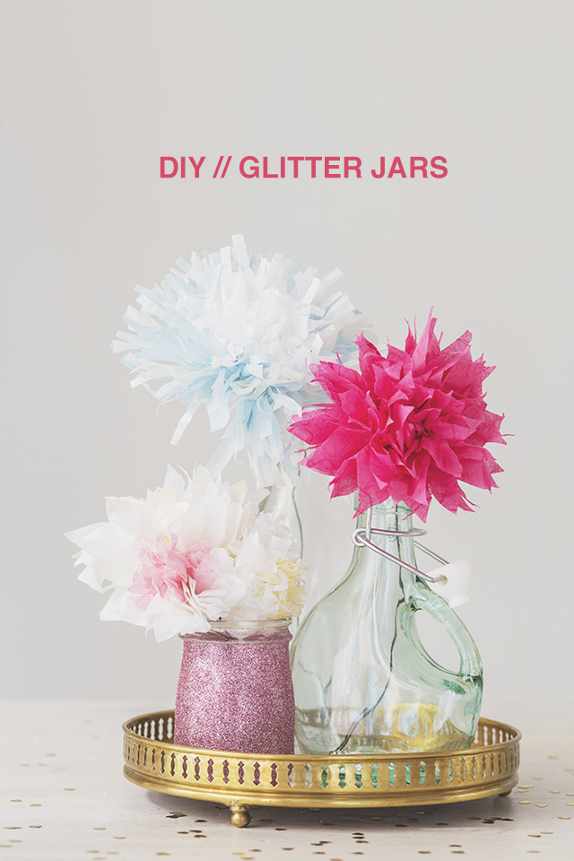 Glitter jars DIY | Bash Magazine Volume 1