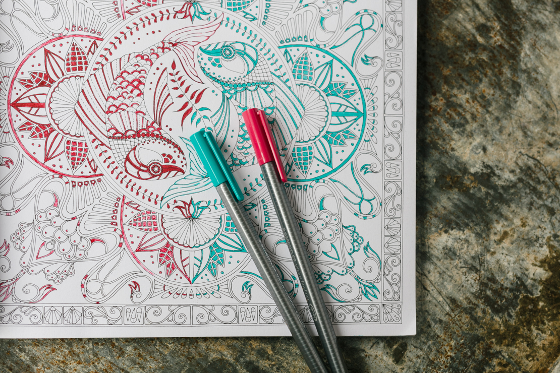 Colouring books for grown-ups | nathalie.ie