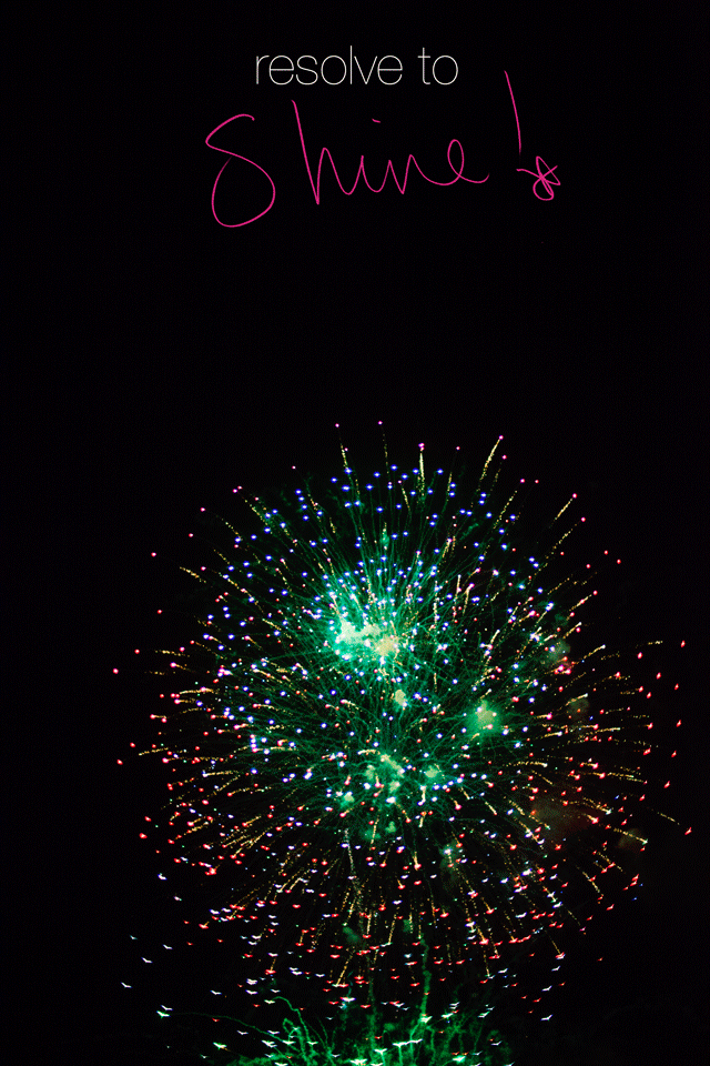 Resolve to Shine | nathalie.ie