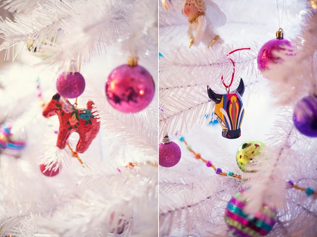 White Christmas Tree on www.blog.nathalie.ie